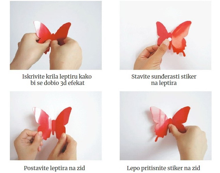 uputstvo za leptirice
