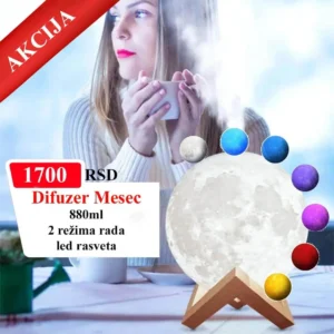Ultrazvučni led difuzer Mesec