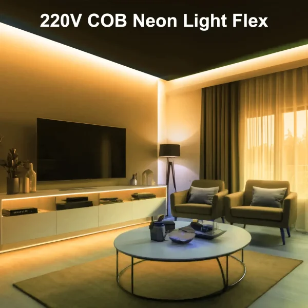 Neon led traka 220v 10m samolepljiva - Image 3