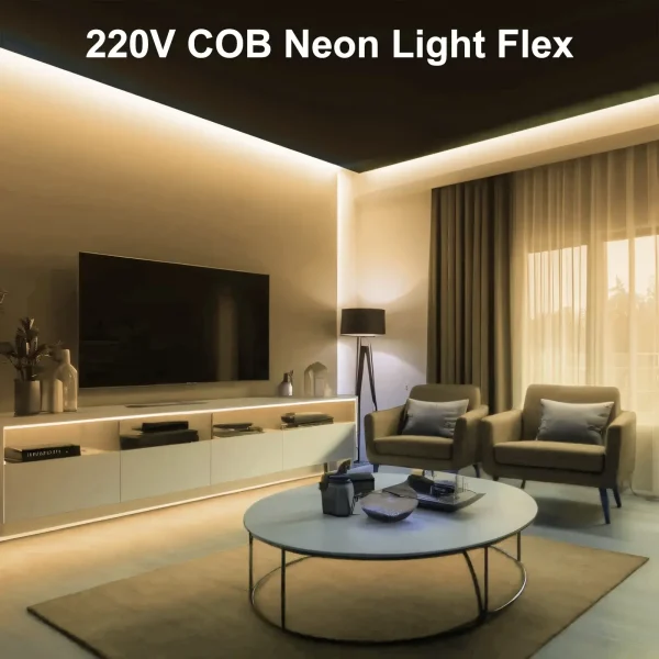 Neon led traka 220v 10m samolepljiva - Image 4