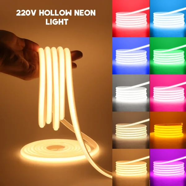 Neon led traka 220v 10m samolepljiva