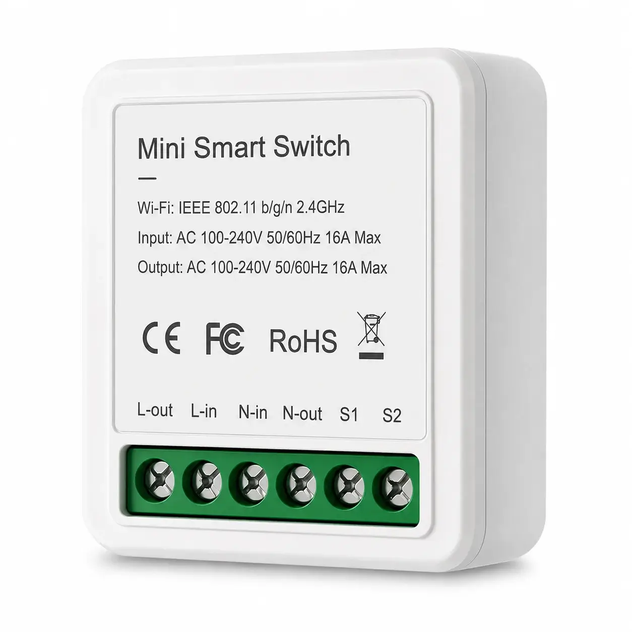 WiFi Smart prekidač 16A (mini) eWeLink, Alexa/Google, 2-wa - Slika 9